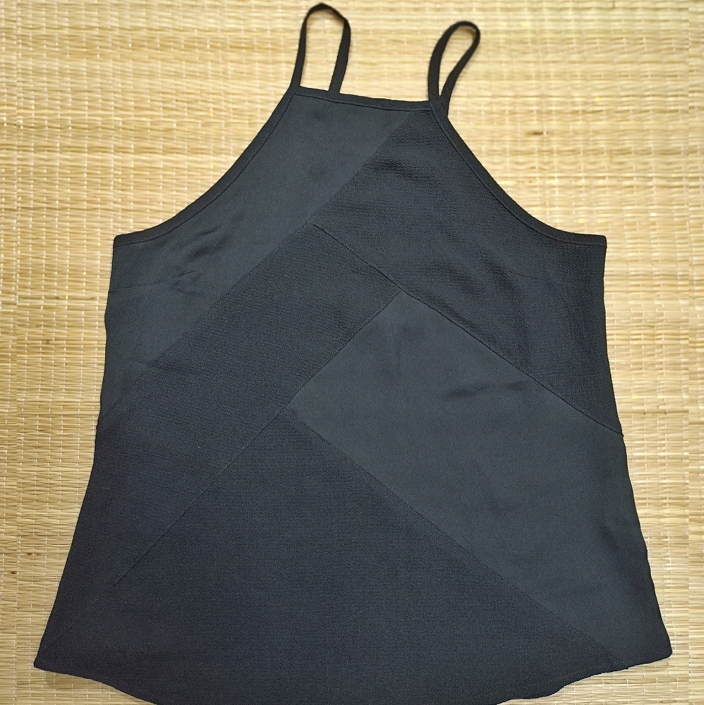 Black sexy back halterneck top